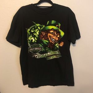 Leprechaun Harley Davidson Shirt